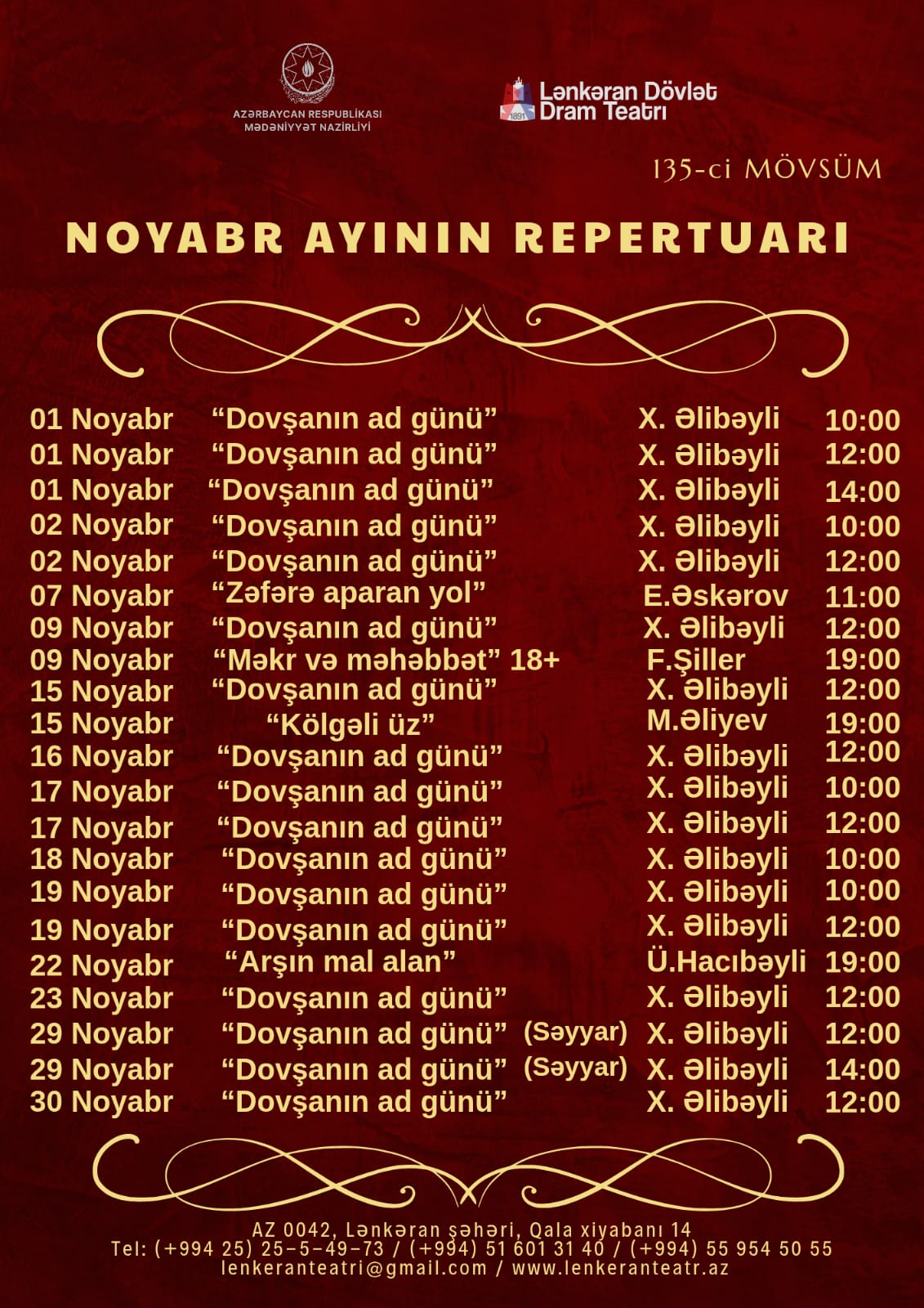 Aylıq Repertuar